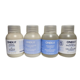 Produits Oneka format voyage vendu au Salon Marie-Eve