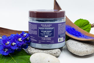 Masque d'argile rythme indigo