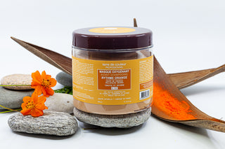 Masque d'argile rythme orange