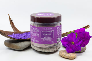 Masque d'argile rythme violet