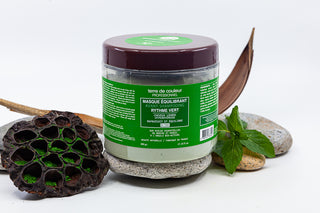 Masque d'argile rythme vert