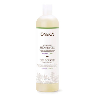 Gel de douche de la gamme Oneka en vente au salon Marie-Eve